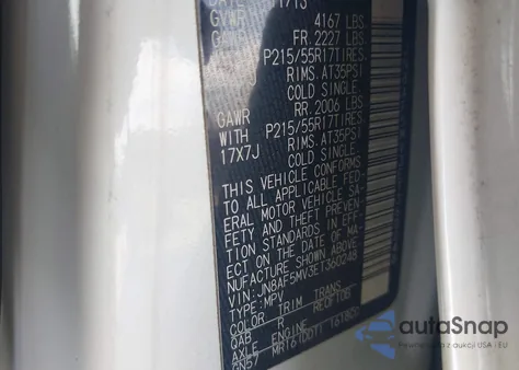 2014 Nissan Juke Sv z USA, uszkodzony, nr VIN JN8AF5MV3ET360248